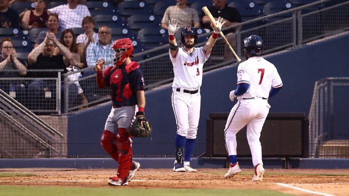 Nashville Sounds get clipped by Louisville Bats in Extra Innings. (Nashville Sounds)
