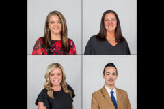 (Top: L to R) Christie Irwin, Frances Ann Camp, Whitney Kogut and Shawn Nelson.