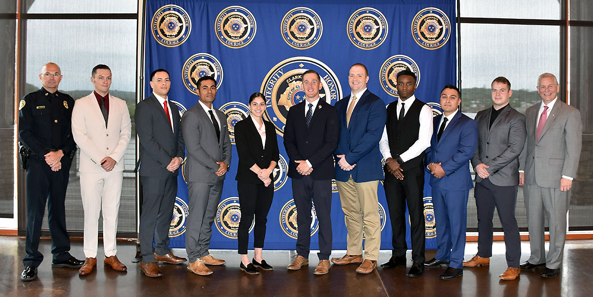 Clarksville Police Department hires Nine New Officers