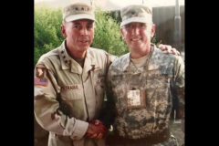 Col. Eddie Vaughn with General David Petraeus. (APSU)