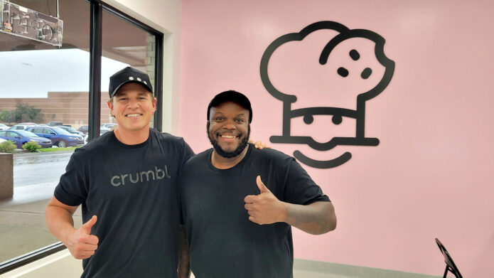 Cole Pendleton and Evan Hamilton, ready to serve up the, Best Cookies in the World. (Tony Centonze, Clarksville Online)