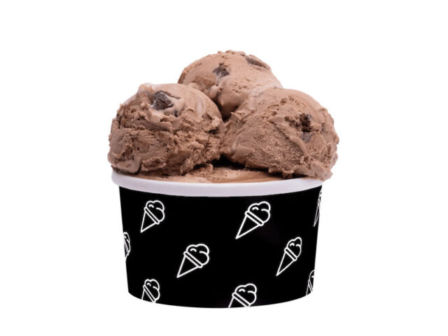 Brownie Fudge Ice Cream. (Crumbl Cookies)