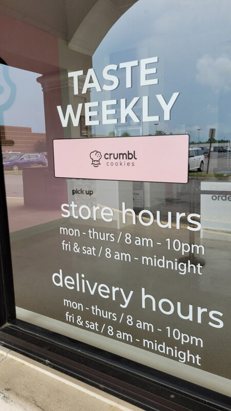 Crumbl Cookies will offer a rotating weekly menu of unique and delicious cookie flavors. (Tony Centonze, Clarksville Online)