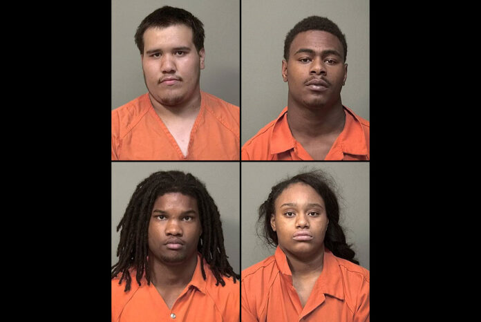 (Top: L to R) Juan Rodriguez, Javon Kelly, Iyendaye Byrd and Armesia Newsom.