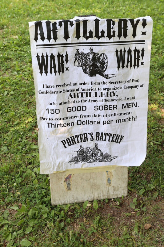 March to the Past at Fort Defiance Civil War Park and Interpretive Center. (Mark Haynes, Clarksville Online)