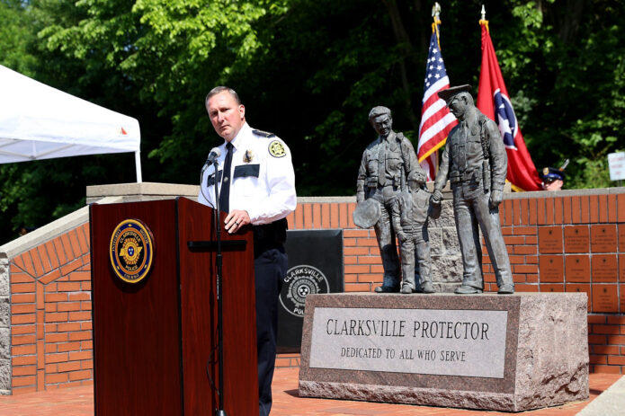 Montgomery County Sheriff John Fuson. (Mark Haynes, Clarksville Online)