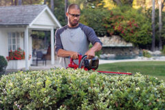 A power hedge trimmer can help you have a neater garden.