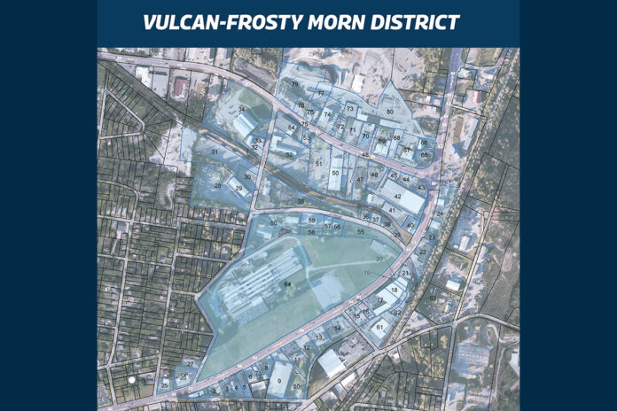 Vulcan Frosty Morn District Map