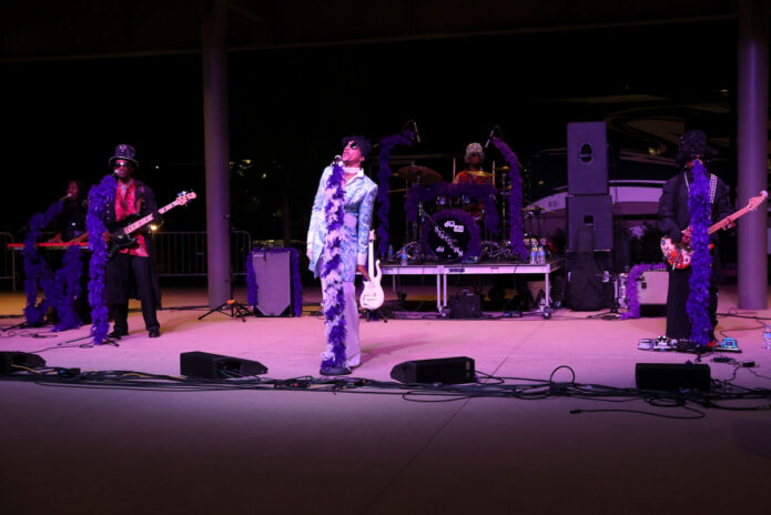 Purple Madness Prince Tribute Band. (Mark Haynes, Clarksville Online)