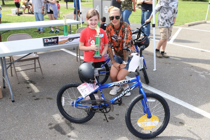 Hadley Wilkins won the female big fish award at 4ibs 41oz. (Mark Haynes, Clarksville Online)