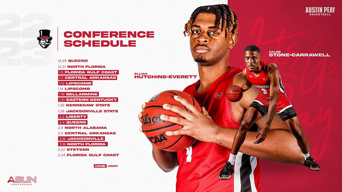 APSU Men’s Basketball ASUN Conference Schedule announced Clarksville