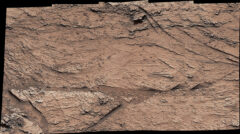 NASA’s Curiosity Mars rover captured evidence of layers that built up as windblown sand both accumulated and was scoured away at a location nicknamed “Las Claritas.” This image was captured using Curiosity’s Mast Camera, or Mastcam, on May 19, 2022, the 3,478th Martian day, or sol, of the mission. (NASA/JPL-Caltech/MSSS)