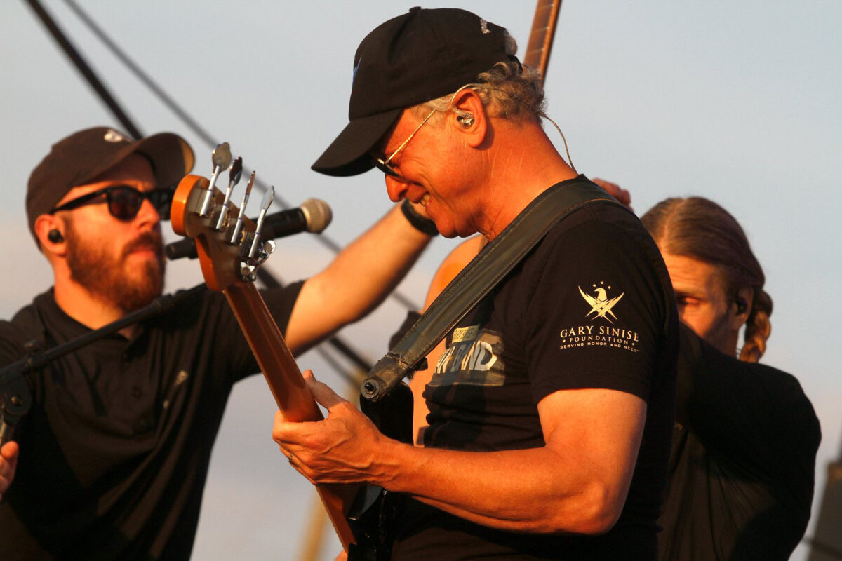 Gary Sinise and the Lt. Dan Band playing at the 2022 Fort Campbell Independence Day Celebration. (ClarksvilleOnline) Gary Sinise and the Lt. Dan Band playing at the 2022 Fort Campbell Independence Day Celebration. (ClarksvilleOnline)