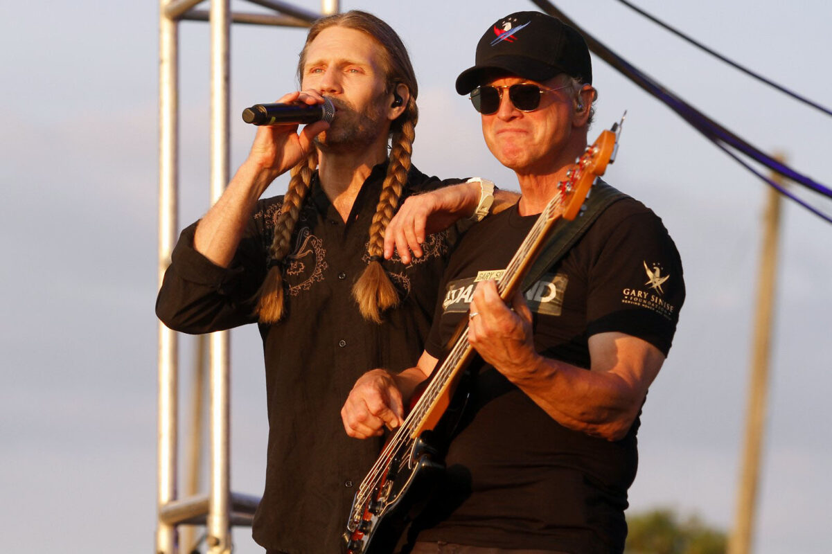 Gary Sinise and the Lt. Dan Band  playing at the 2022 Fort Campbell Independence Day Celebration. (ClarksvilleOnline)