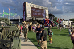 Soldiers from the 101st Airborne Division (Air Assault) partnered with the Racing Louisville Football Club and local Army recruiters to host a Meet Your Army Event at Lynn Family Stadium in Louisville, KY, Saturday August 27th, 2022. (Maj. Daniel Mathews, 101st Airborne Division (Air Assault))