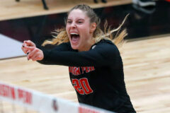 Austin Peay State University Volleyball opens season with win against Louisiana Tech. (Robert Smith, APSU Sports Information)