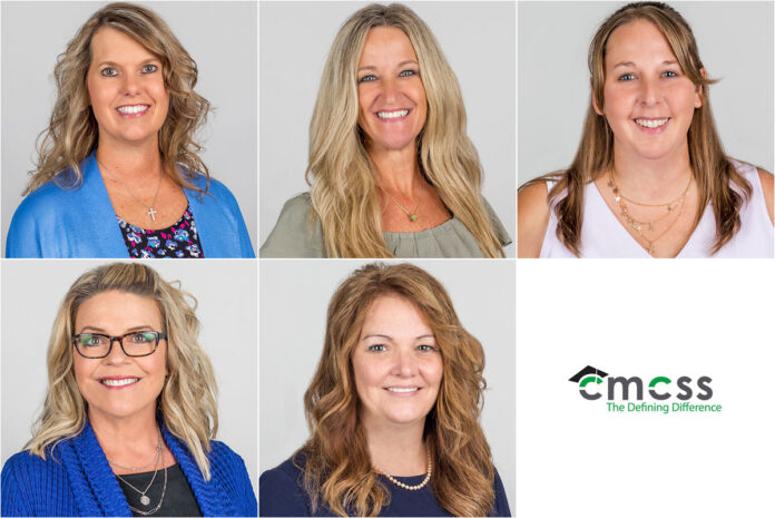 (L to R) Lorri Russell, Tracy DeLano, Dr. Rachel Funderburk, Stephanie Miller and Dr. Sheri Coulter.