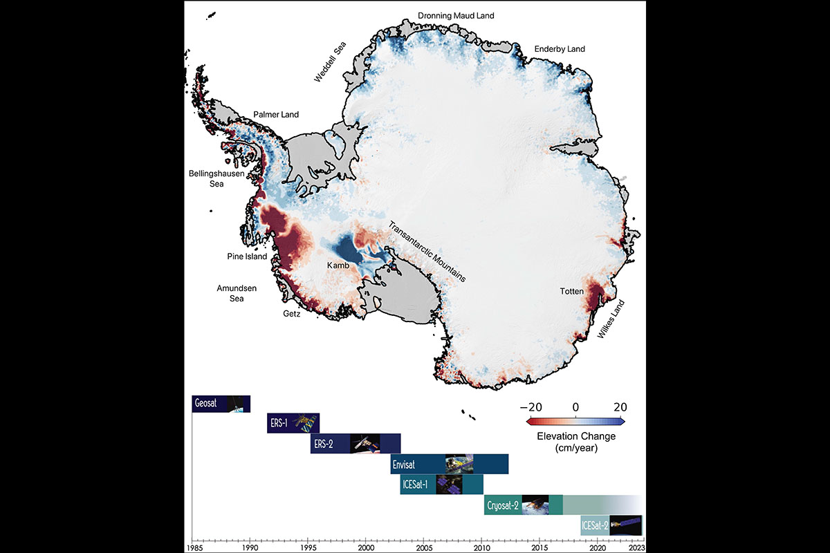 NASA releases details of Previously Unknown Loss of Antarctic Ice