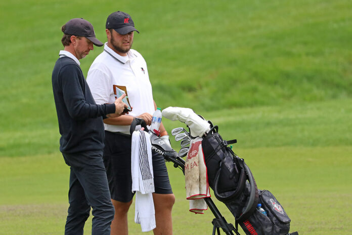 Reece Britt goes one-under, leads Austin Peay State University Men's Golf in first round at True Blue Golf Club. (APSU Sports Information)