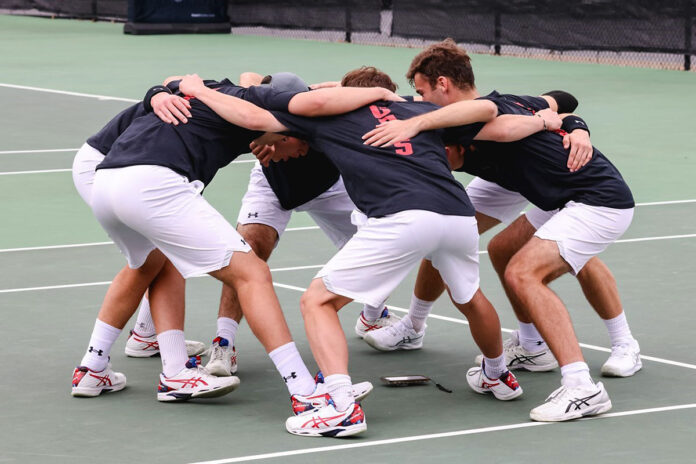 Austin Peay State University Men's Tennis freshmen impressive in fall opener. (APSU Sports Information)