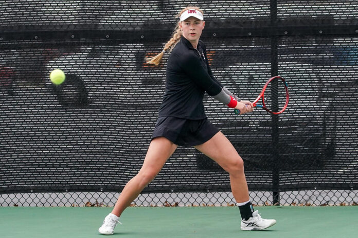 Austin Peay State University Women's Tennis begins 2022-23 season with annual APSU Fall Tournament. (Eric Elliot, APSU Sports Information)