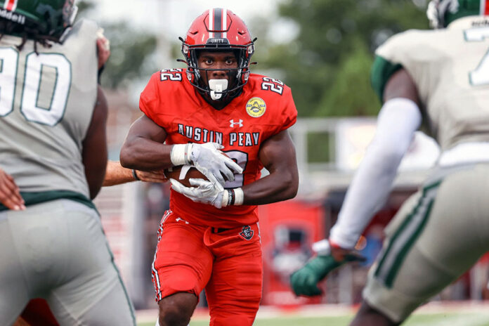 Austin Peay State University Governors Football heads south for Saturday battle with Alabama A&M Bulldogs. (Carder Henry, APSU Sports Information)