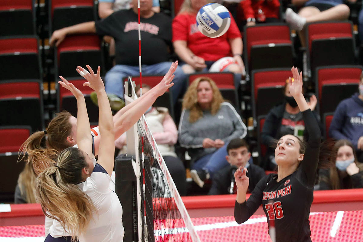 Austin Peay State University Volleyball begins its inaugural ASUN run in Kentucky. (Robert Smith, APSU Sports Information)