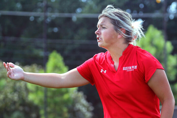 Austin Peay State University Soccer head coach Kim McGowan. (APSU Sports Information)