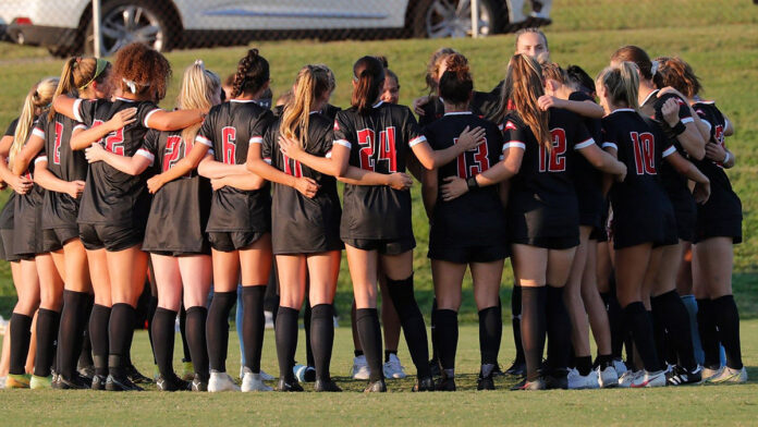 The Austin Peay State University Women's Soccer Team. (Robert Smith, APSU Sports Information)