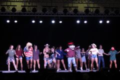 Austin Peay State University Volleyball team takes part in the Govs Got Talent Show. (Brooklyn Kent, Clarksville Online)