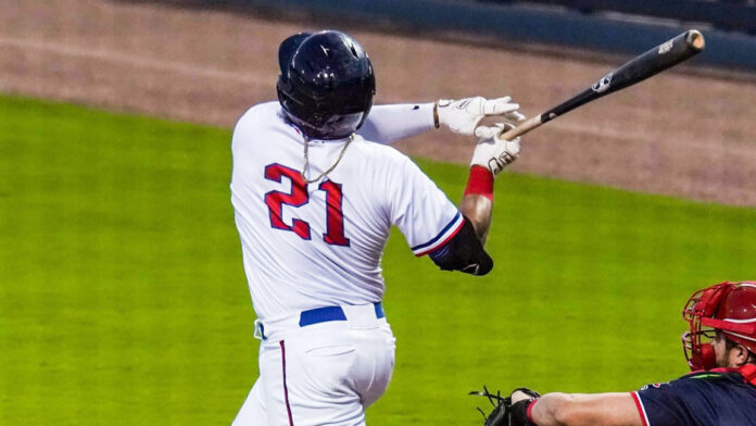 Joey Wiemer’s bases-loaded walk gives Nashville Sounds 6-5 win over Memphis Redbirds at First Horizon Park. (Nashville Sounds)