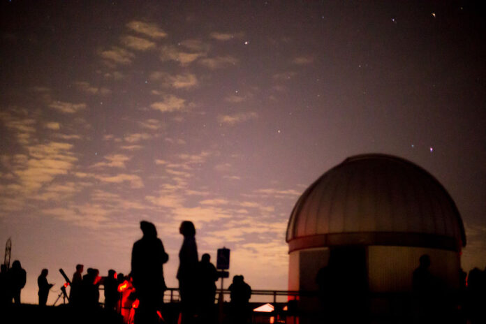 A dark-night observing event at the Austin Peay State University observatory. (APSU)