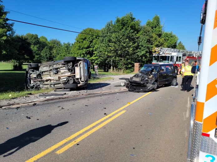 Clarksville Police Department responds to Multiple Vehicle Crash with