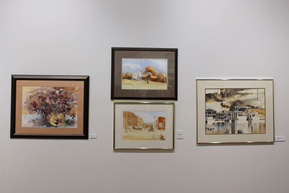The Art of Clarksville Collection exhibit at the Customs House Museum and Cultural Center. (Brooklyn Kent, Clarksville Online)