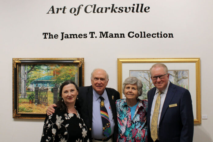 (L to R) Terri Jordan, James T. Mann, Dorothy Mann, and Frank Lott. (Brooklyn Kent, Clarksville Online)