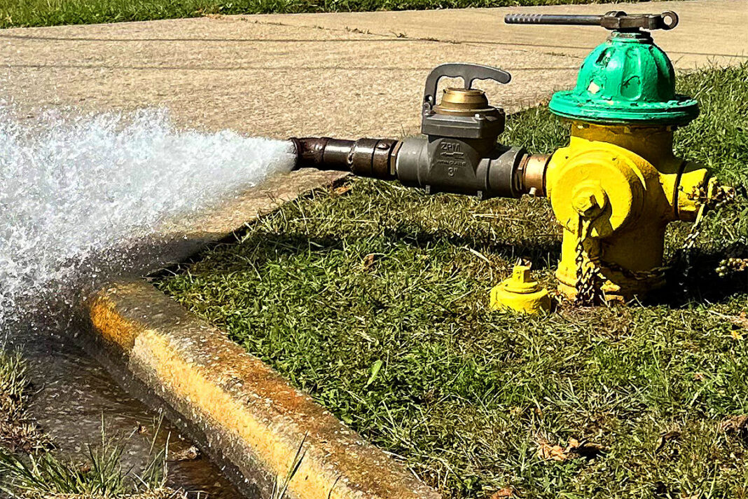 Clarksville Fire Rescue conducting annual Fire Hydrant Testing through