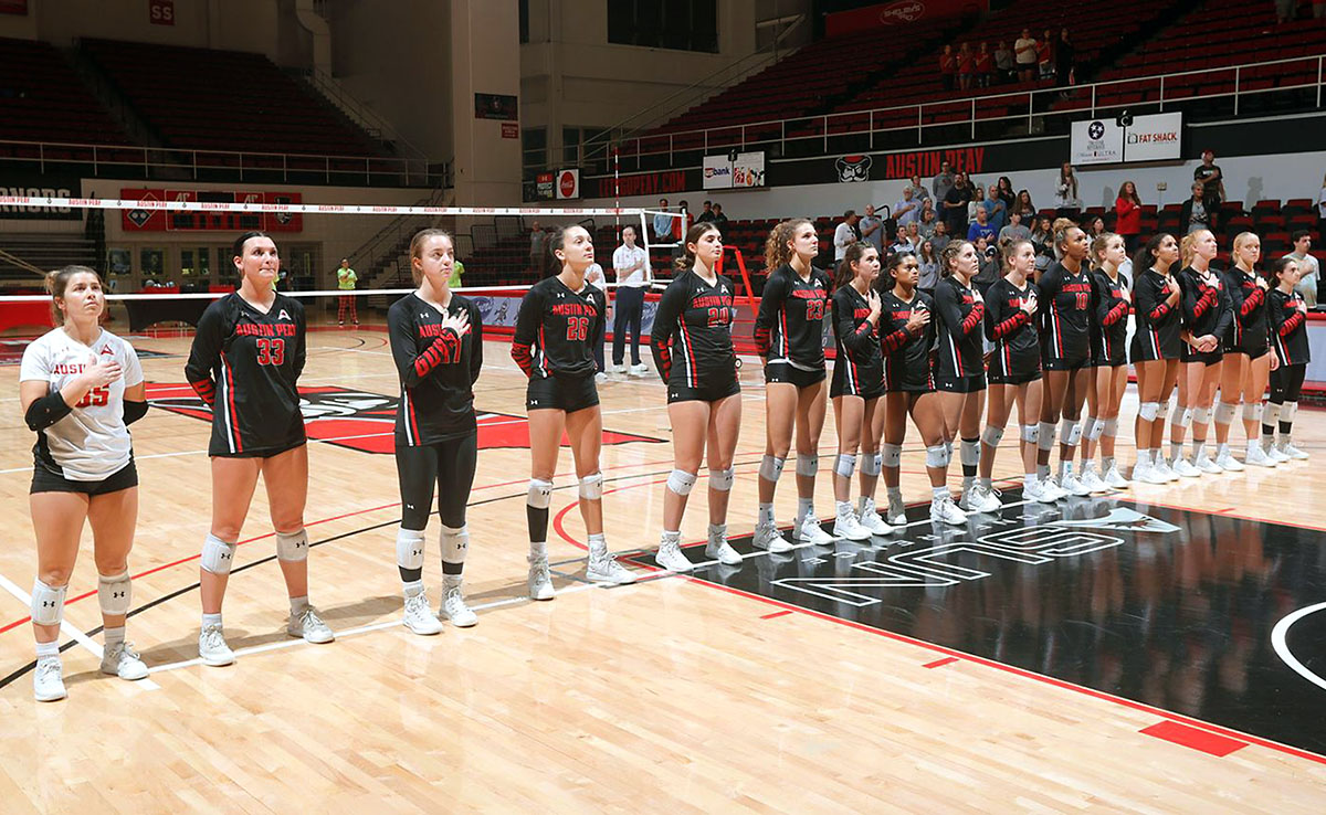 Austin Peay State University Volleyball loses at Florida Gulf Coast in