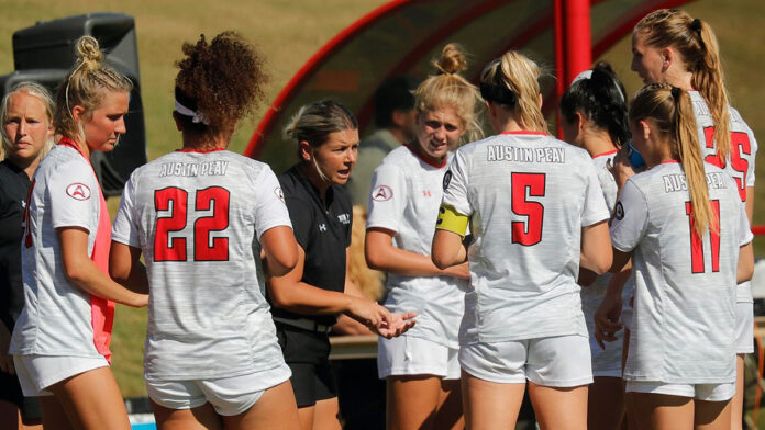 Penultimate home match on deck as Austin Peay State University Soccer hosts Jacksonville, Thursday. (Robert Smith, APSU Sports Information)