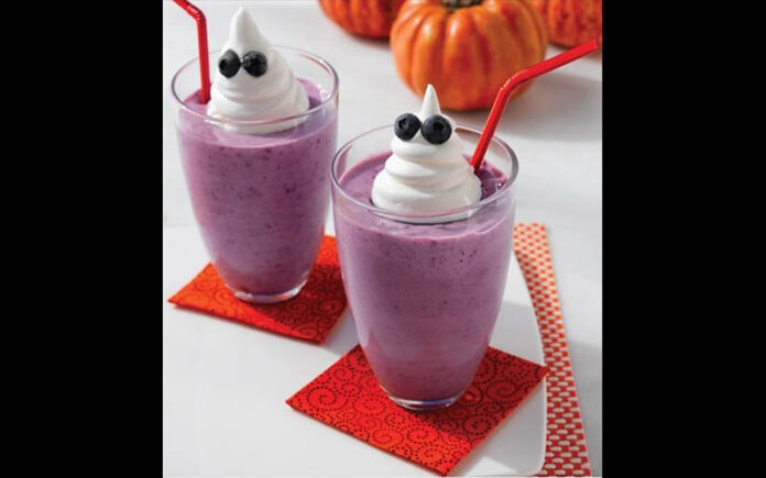 Start the party with a great big BOO-Berry Milkshake and it may make this Halloween the most delicious ever.