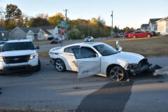 Clarksville Police officers pursuit of carjacking suspects ends with two juveniles being taken into custody.