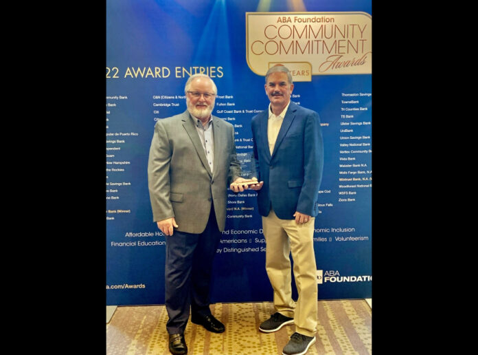 F&M Bank honored for Exceptional Military Support and VP/Director of Corporate and Military Business Development Charlie Koon.