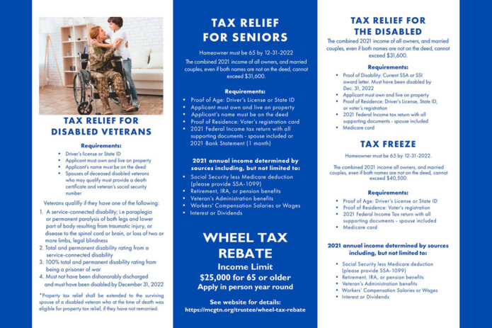 Montgomery County Tax Relief for Seniors