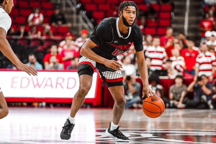 Austin Peay State University Men's Basketball forward Shon Robinson scores 13 against North Carolina State. (APSU Sports Information)