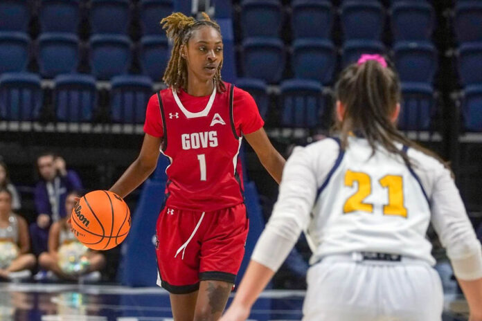 Mariah Adams’ 20 points, Anala Nelson’s late three propel Austin Peay State University Women's Basketball to win at Chattanooga . (Alex Allard, APSU Sports Information)