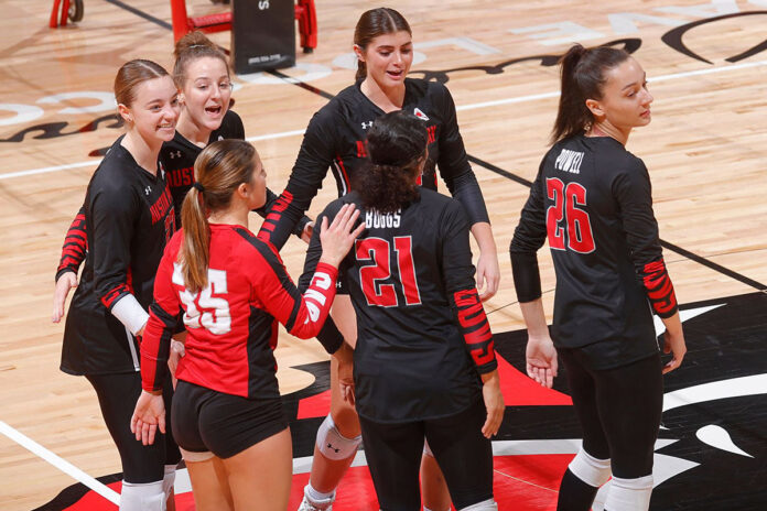 Regular-season finales – road and home – on tap for Austin Peay State University Volleyball. (Robert Smith, APSU Sports Information)