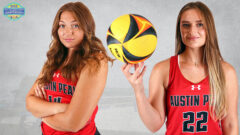 Austin Peay State University Beach Volleyball’s Tristin Smith, Chloee McDaniel to compete in AVCA Fall Collegiate Beach Championship. (APSU Sports Information)