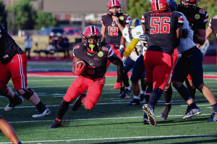 Austin Peay State University Football running back CJ Evans Jr. earns ASUN All-Academic Team honors. (Carder Henry, APSU Sports Information)