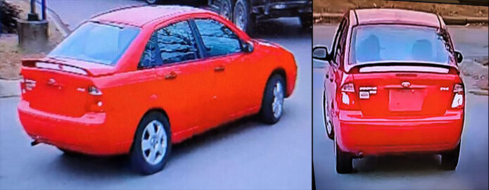 Photos of the vehicle used in Regions Bank Robbery.