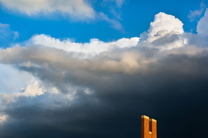 "The Sky is [Still] Mine" by Amir Aghareb at Austin Peay State University's The New Gallery. (APSU)