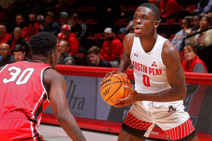 Austin Peay State University Men's Basketball welcomes Tennessee State to the Dunn Center on Saturday. (Robert Smith, APSU Sports Information)